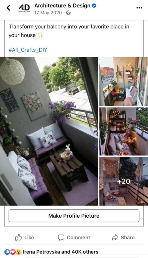 Skopje Living Apartamento Exterior foto